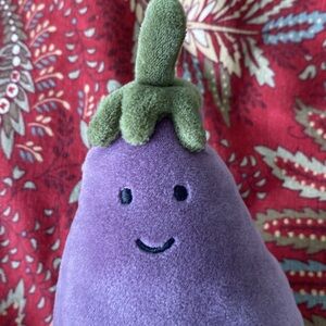 Jellycat Vivacious 🍆 Eggplant 7x3.75" Plush & Soft.
